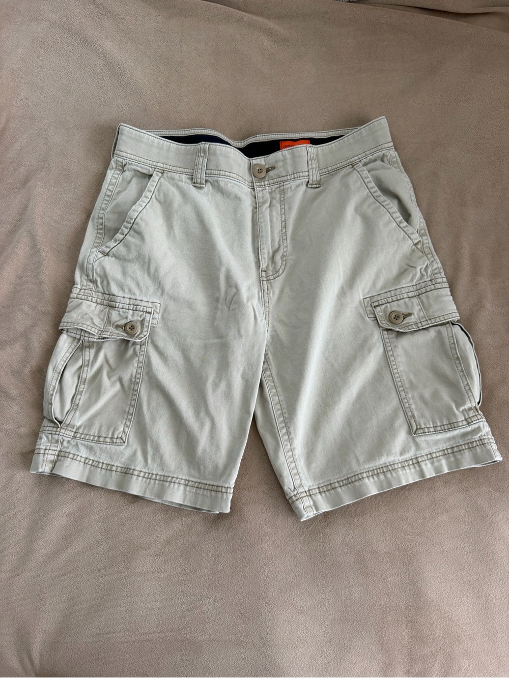 St. John's Bay Men’s Cargo Shorts - Light Khaki